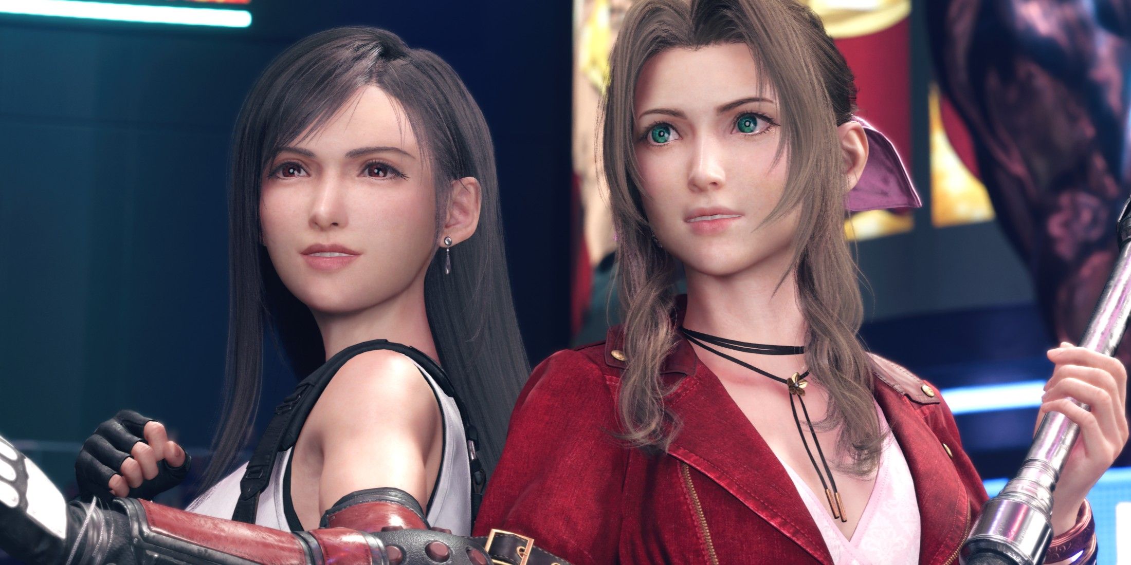 Tofe and Aerith from Final Fantasy