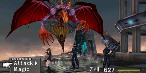 Final Fantasy 8 battle