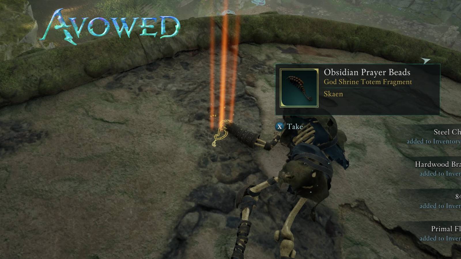 Find Obsidian Prayer Beads Totem Fragment Avowed