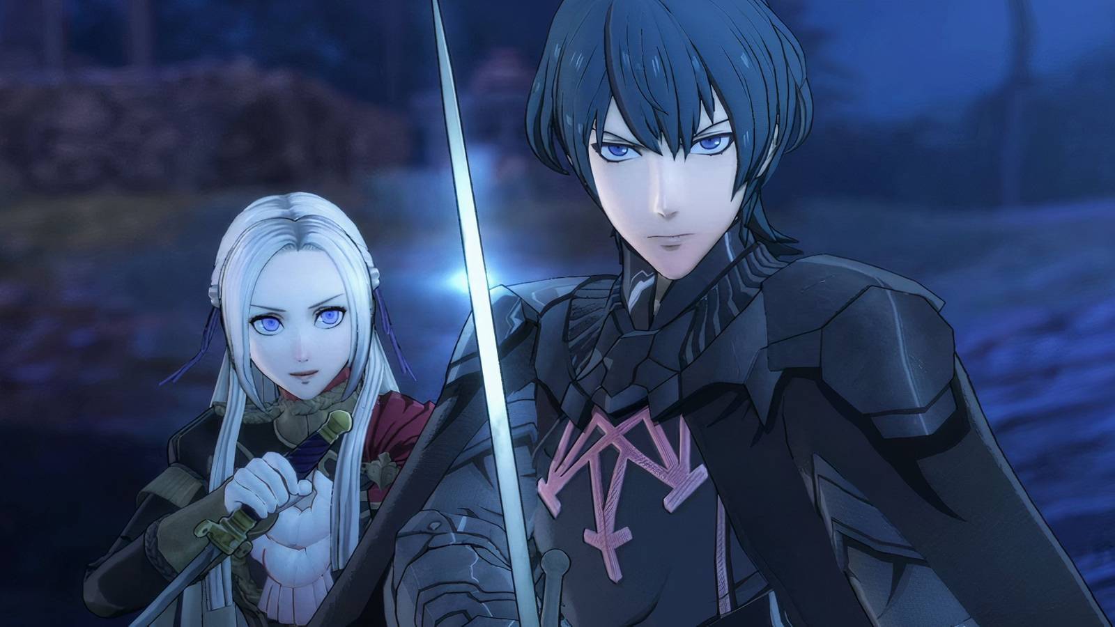 Fire Emblem Three Houses Byleth and Edelgard