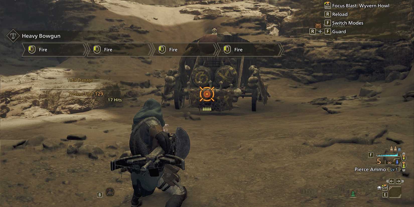 Firing With Heavy Bowgun - Monster Hunter Wilds