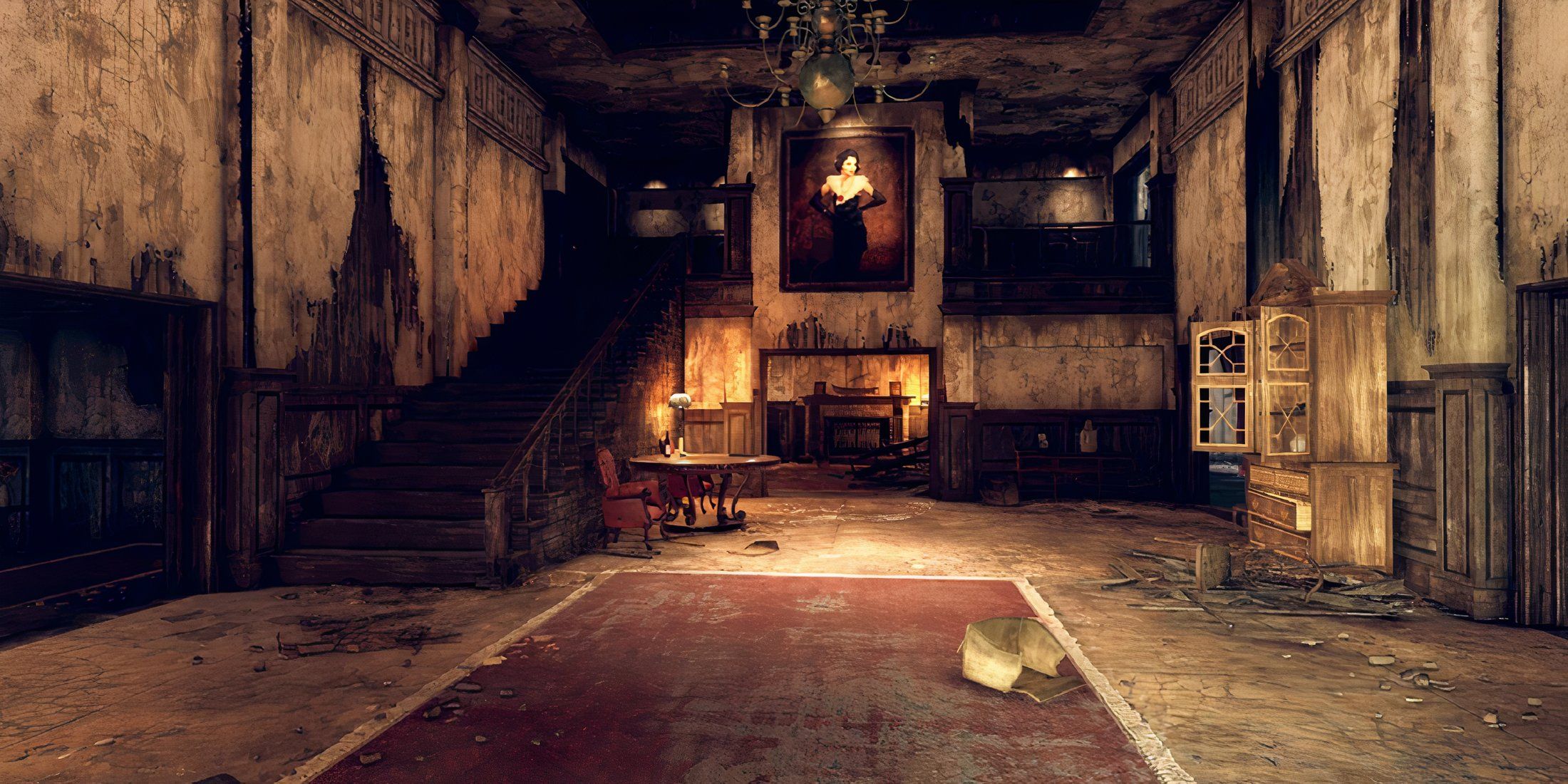 Riverside manor interior in Fallout 76