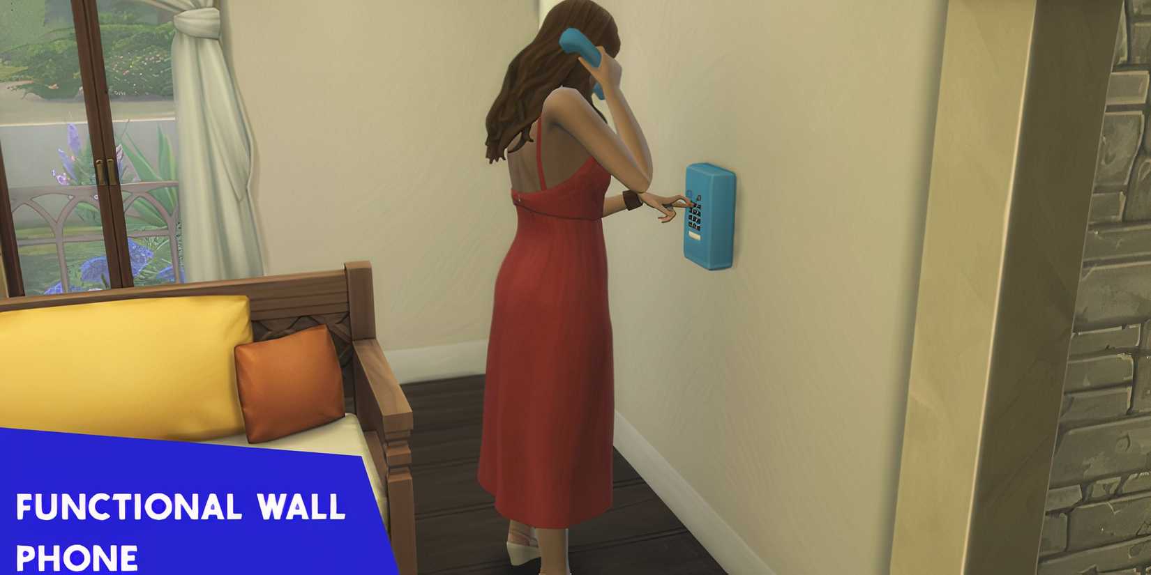 Functional Landline Wall Phone mod