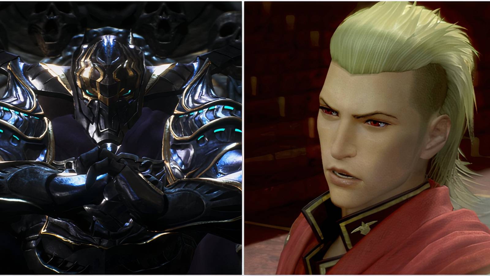 Garland in Stranger Of Paradise Final Fantasy Origin and King in Final Fantasy Type-0