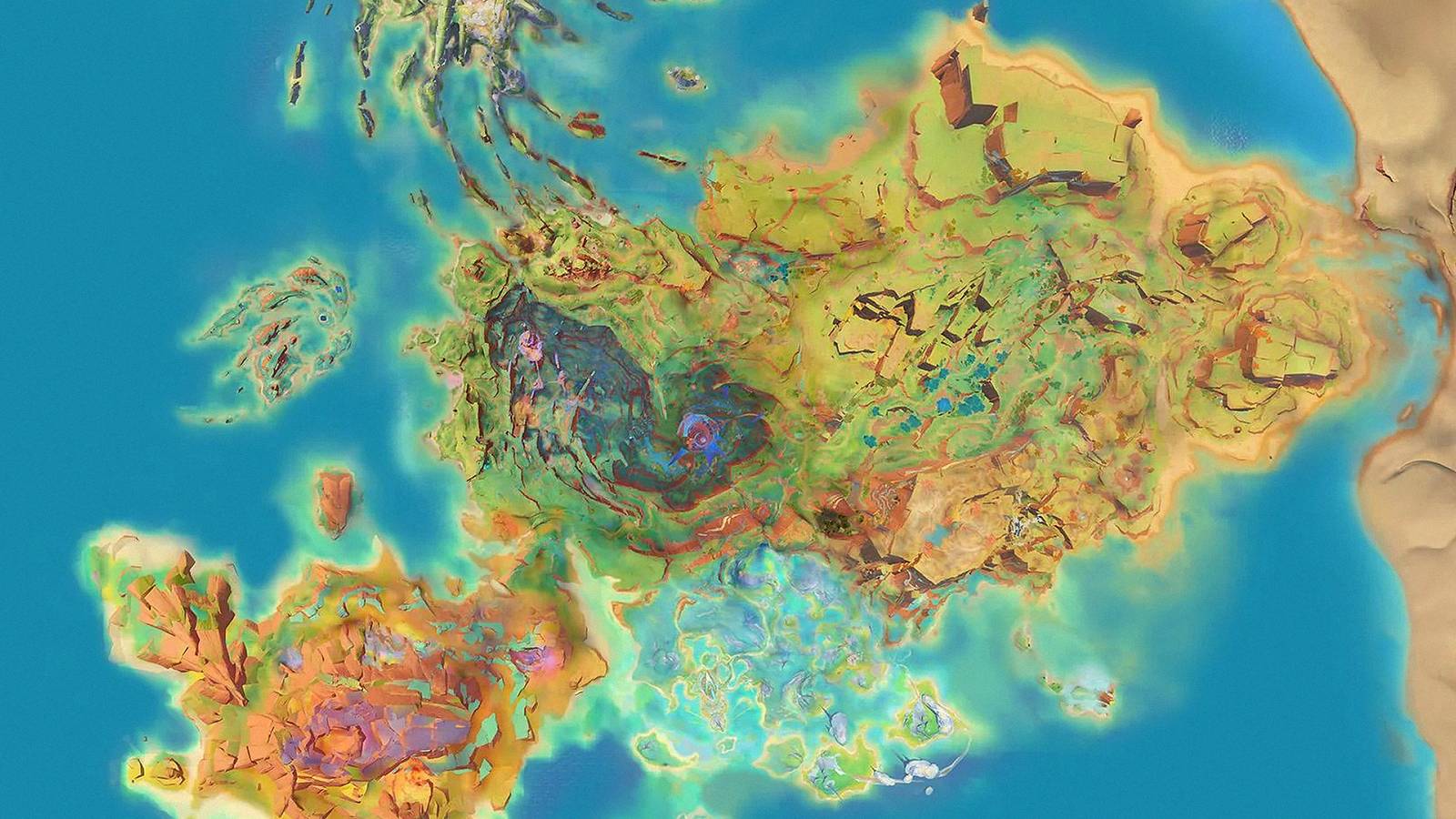 genshin impact version 5.5 great volcano of tollan map expansion