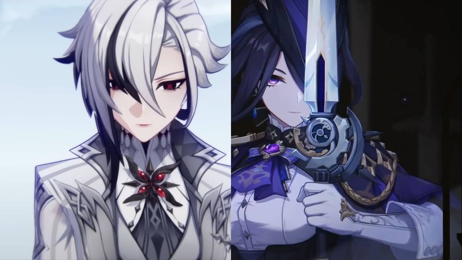 Genshin Impact Arlecchino and Clorinde