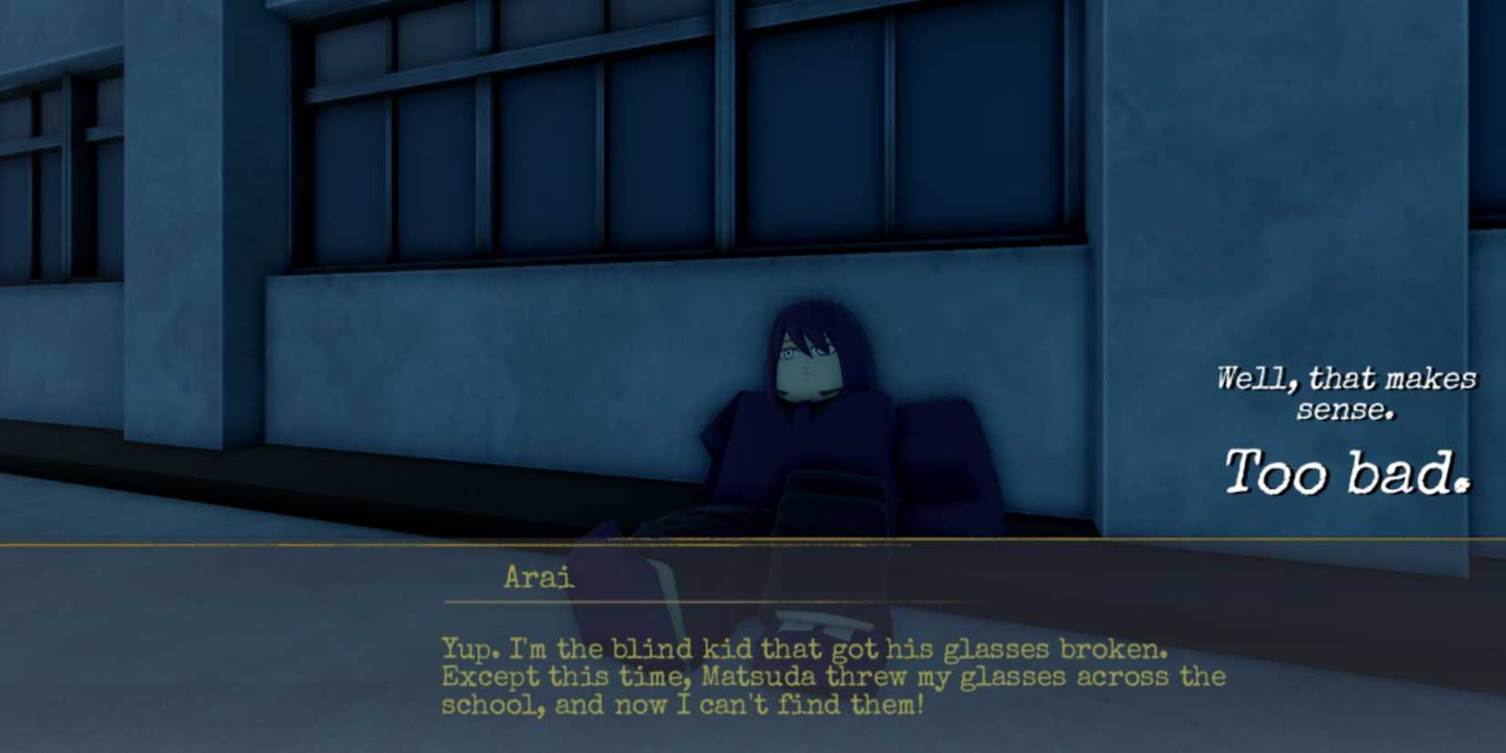 Arai NPC in Jujutsu Odyssey