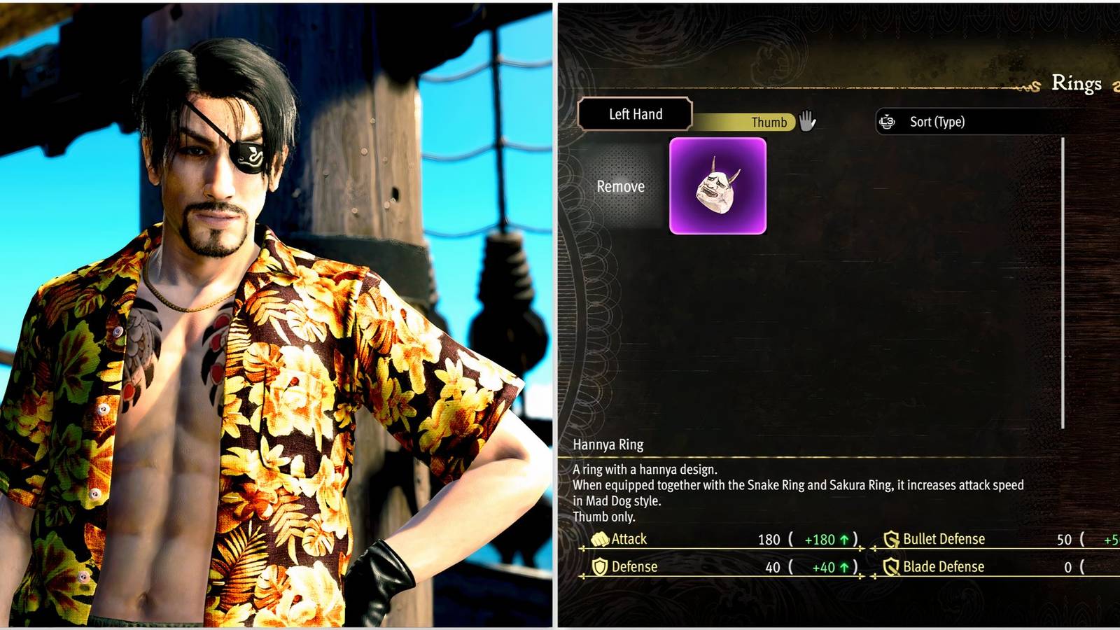 Goro and Hannya Ring in Like a Dragon Pirate Yakuza in Hawaii