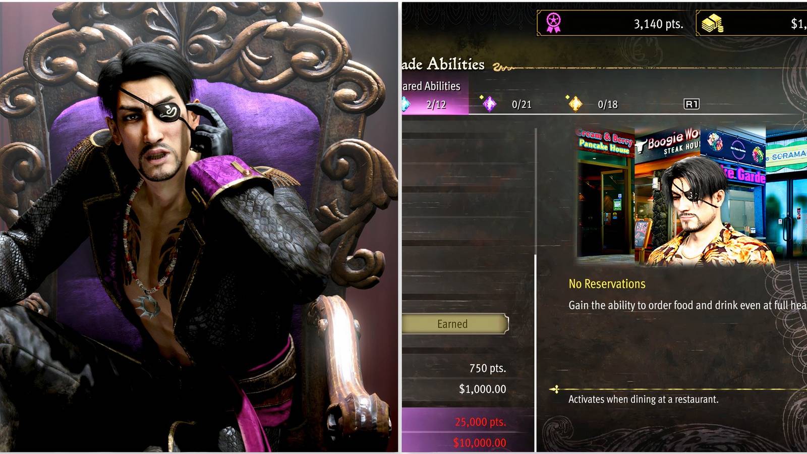 Goro and No Reservations in Like a Dragon Pirate Yakuza in Hawaii