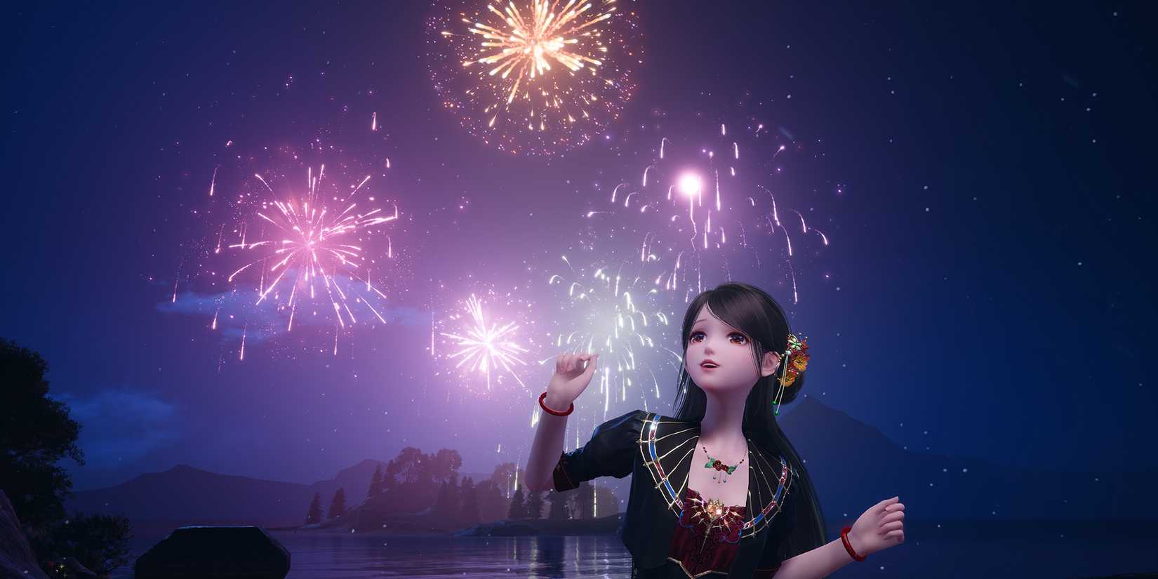 grand firework show photo in infinity nikki