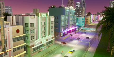 An image of Ocean Beach from Grand Theft Auto: Vice City