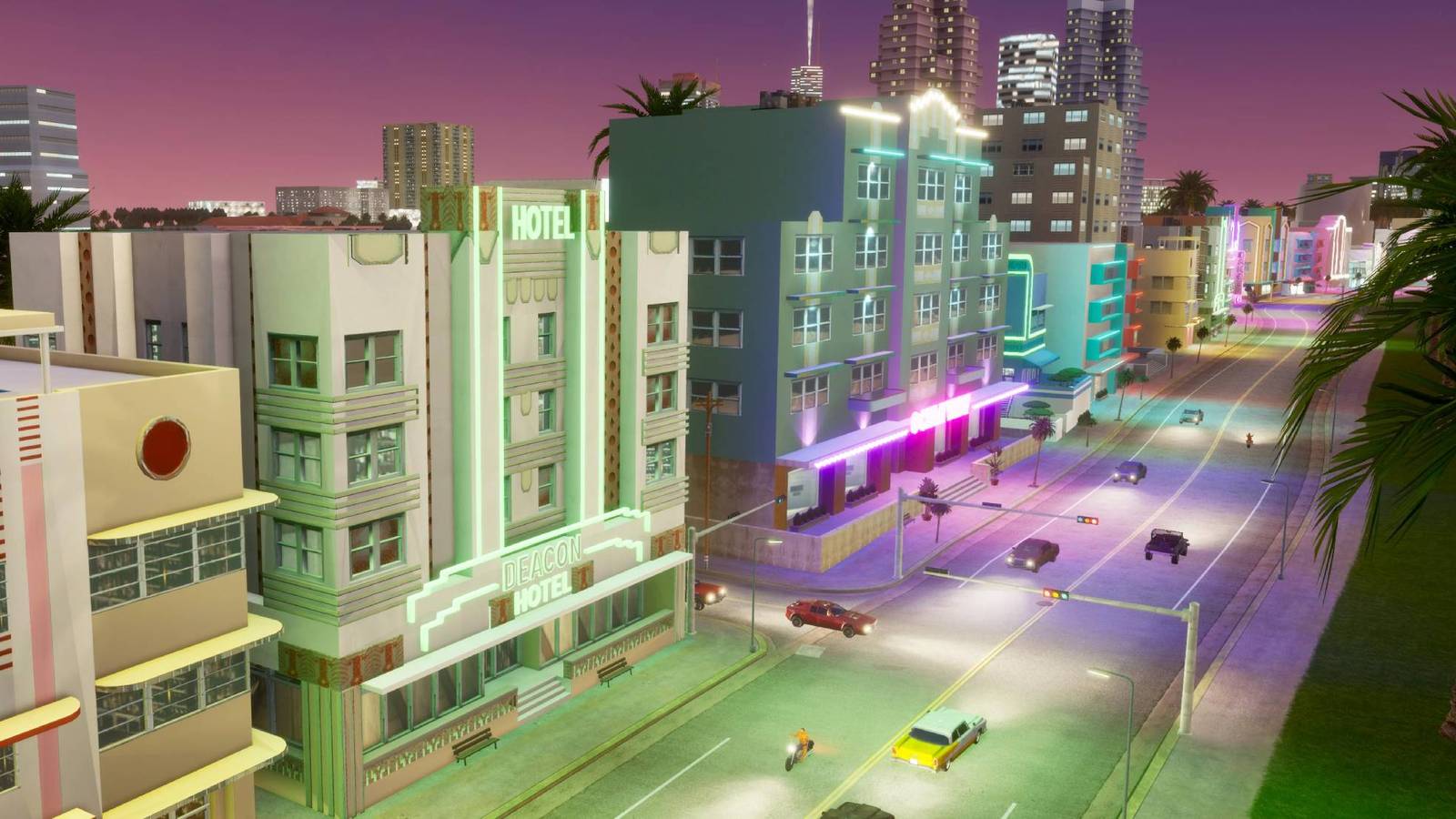 An image of Ocean Beach from Grand Theft Auto: Vice City