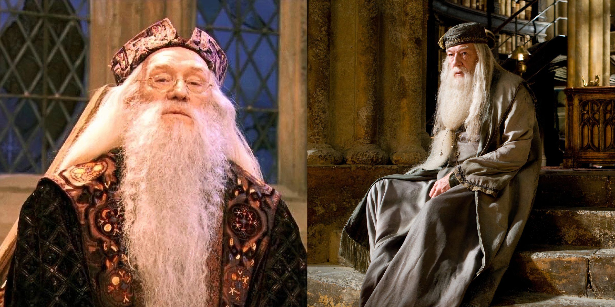 Harry Potter movie Dumbledore versions