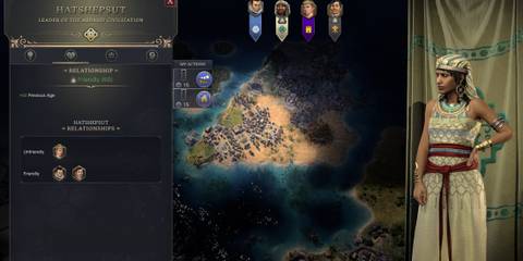 hatshepsut from civ 7 friendly relationship meter