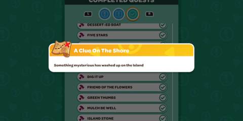 hello kitty island adventure a clue on the shore quest