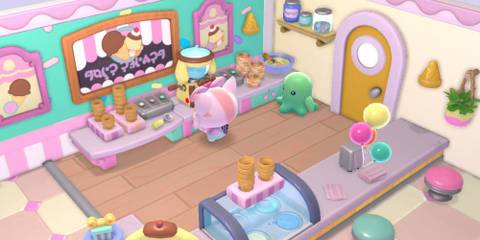 hello kitty island adventure dessert boat machine