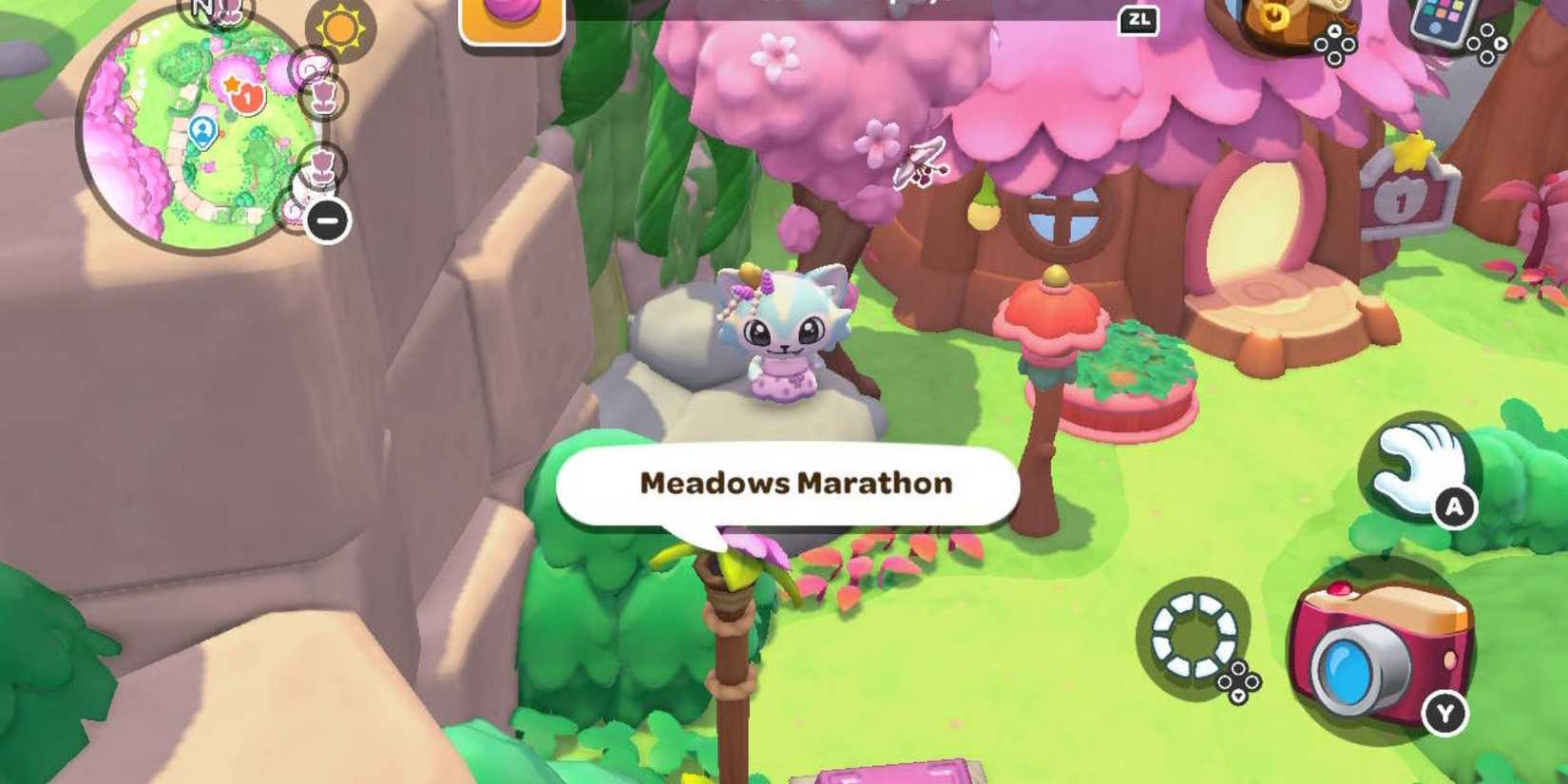 hello kitty island adventure sakura in merry meadows fields