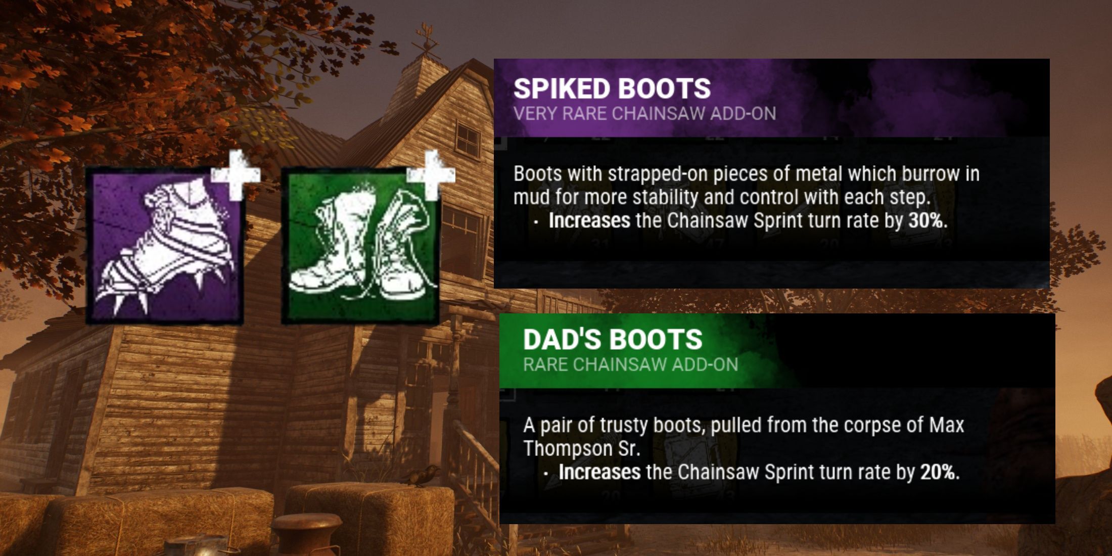 Hillbilly Boots add-ons DBD