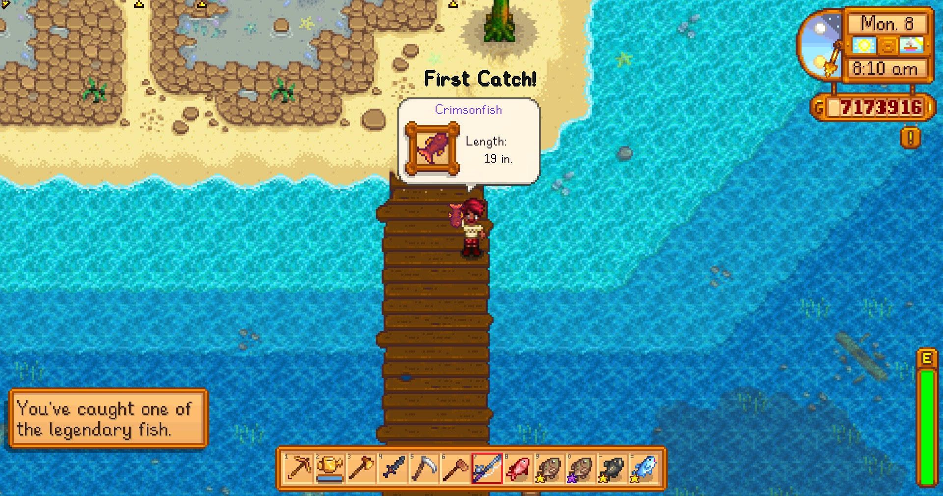 How to Catch Crimsonfish in Stardew Valley