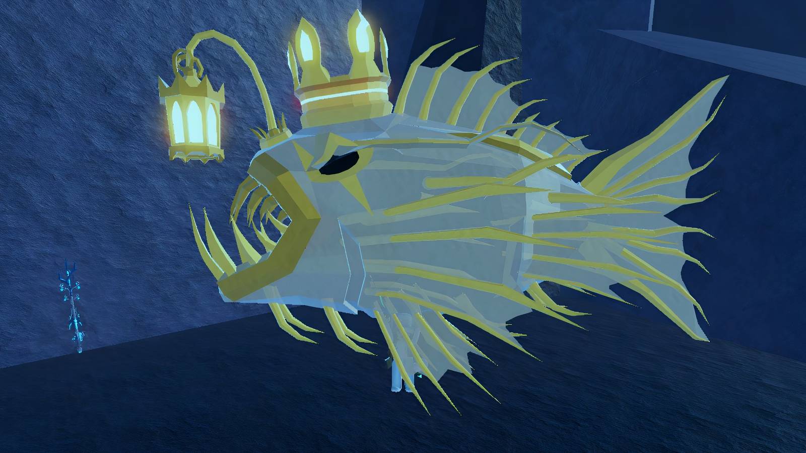 how to catch crowned anglerfish in fisch