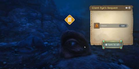 how to complete the giant eye quest in towers of aghasba