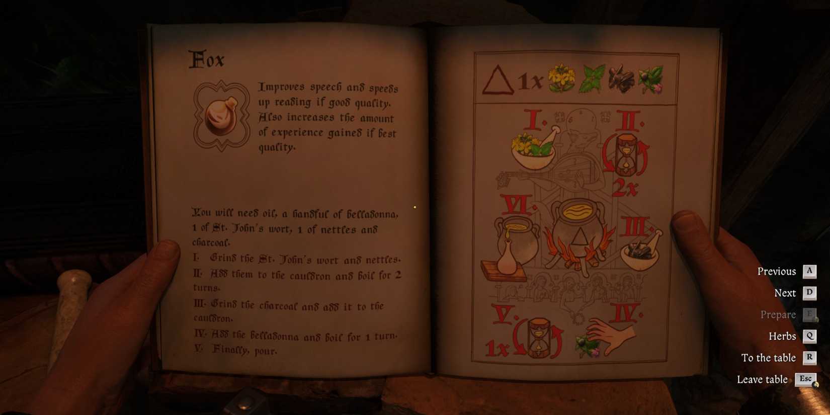 How To Craft Fox Potion In Kingdom Come Deliverance 2