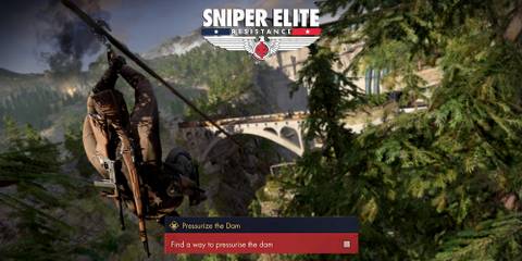 How To Pressurize the Dam Objective Sniper Elite Resistance