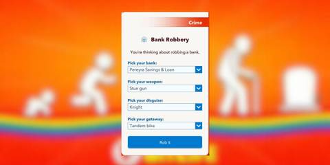 how to rob a bank bitlife