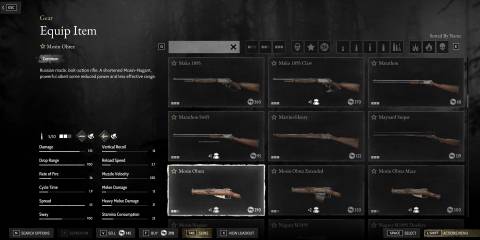 Hunt Showdown 1896 - Mosin Obrez Stats