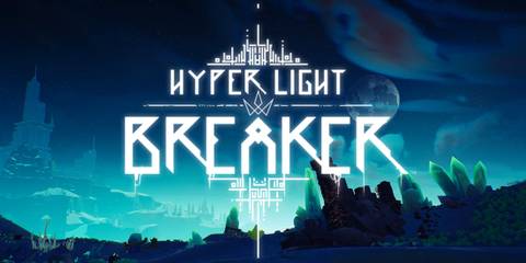 Hyper Light Breaker nighttime artwork with white game logo 2x1 composite