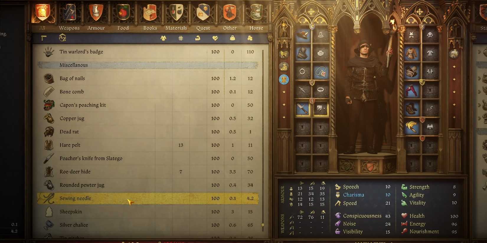 Ideal Thievery Clothing - Kingdom Come Deliverance 2 Materia Prima