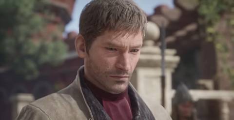 Jaime Lannister as depicted in the official reveal trailer for Game of Thrones: Kingsroad