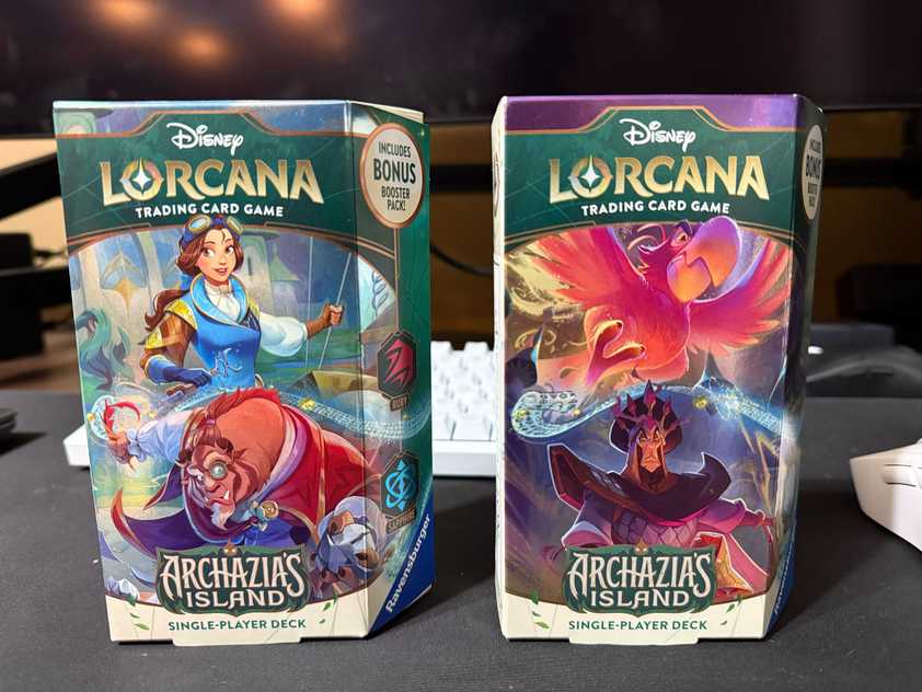 lorcana archazia's island starter deck list Island's Amethyst/Steel - Best Cards, How To Play highlighting unique mechanics and characters from the Disney universe Disney Lorcana Archazia's Island Starter