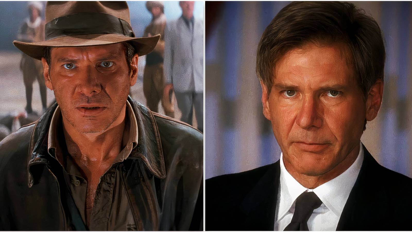 Indiana Jones in Indiana Jones and the Last Crusade and The President in Air Force One