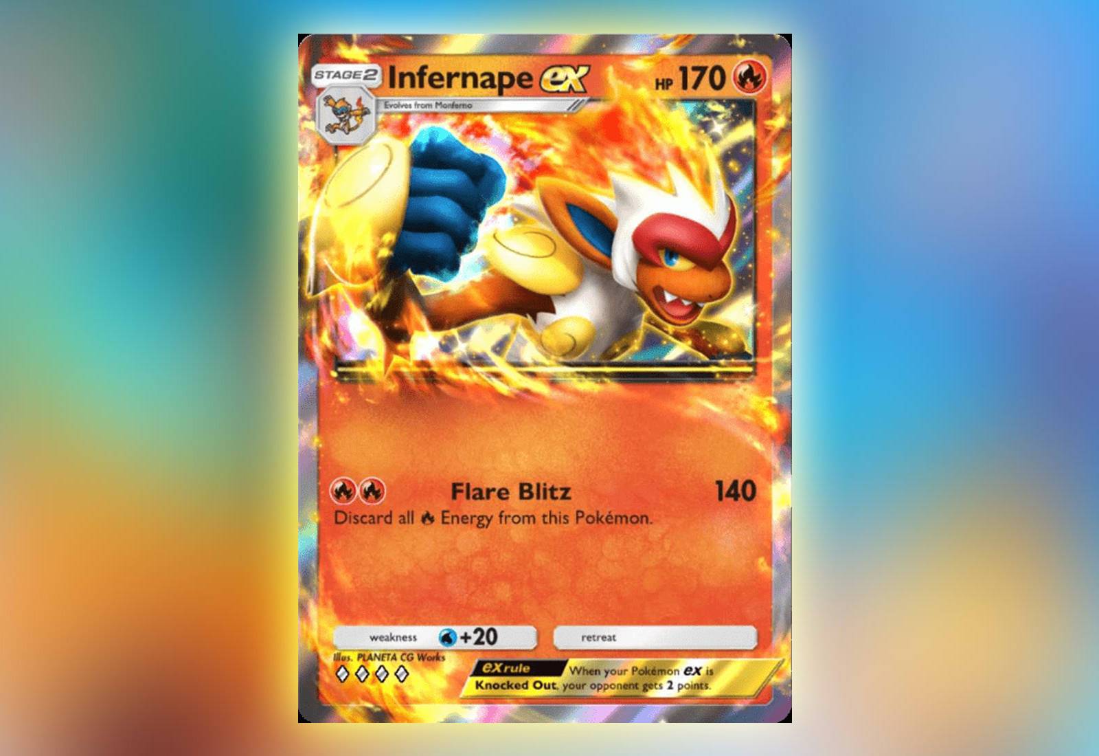 infernape ex pokemon card 2007 POKEMON DIAMOND & PEARL HOLO INFERNAPE LV.X #121 CGC 10 GEM MINT main image 0