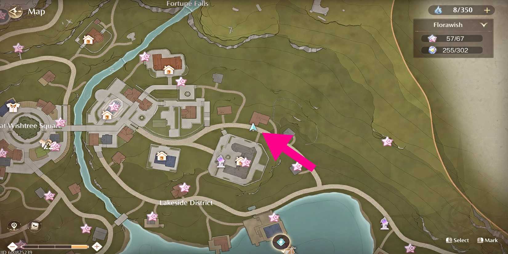 infinity-nikki-hissing-streetlamp-quest-location-map