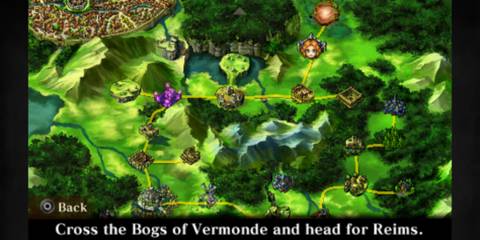 Jeanne d'Arc moving on the map