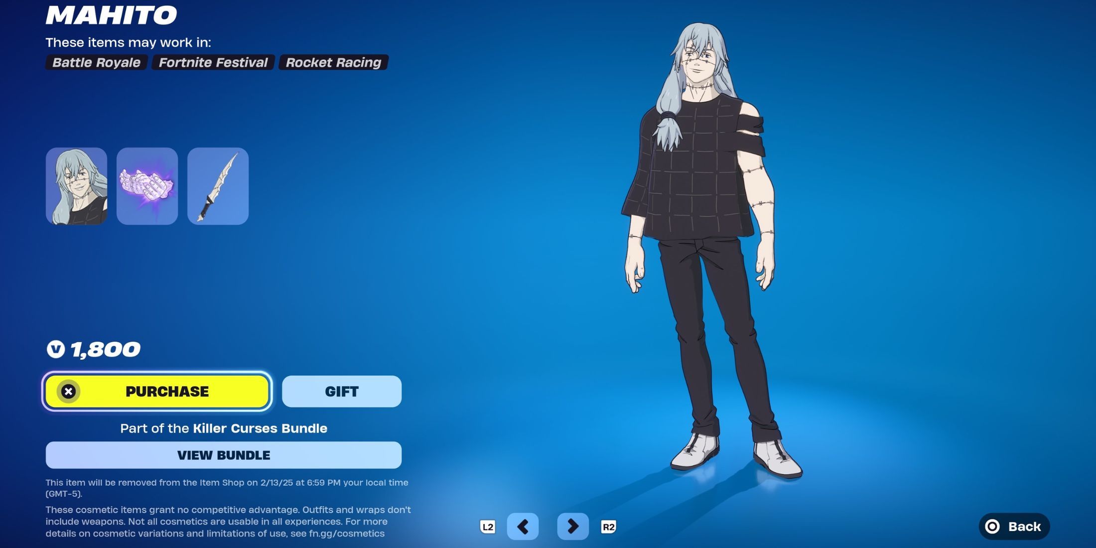 Jujutsu Kaisen  Fortnite Mahito-1