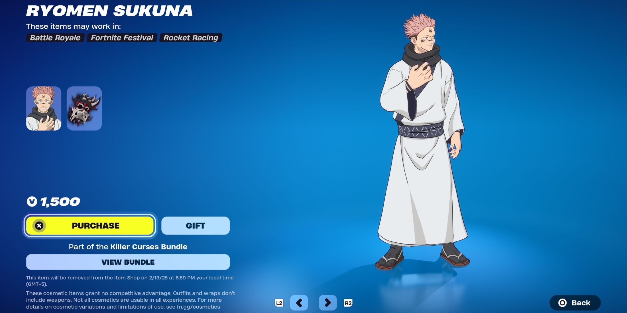 Jujutsu Kaisen  Fortnite Syomen Sukuna-1