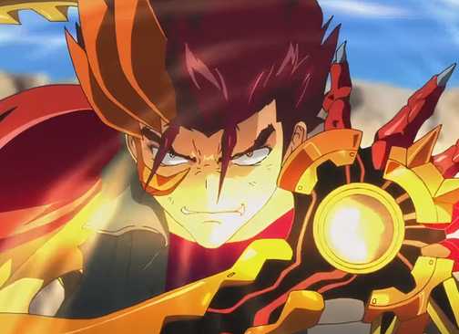 Kazuma in s-cry-ed with his suit on.