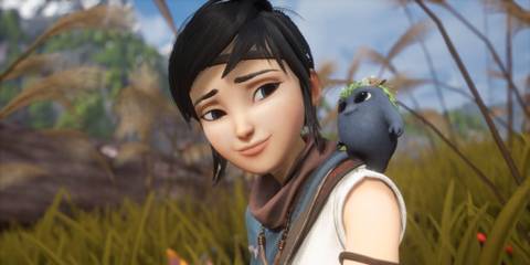 Kena and Her Companion in Kena Bridge of Spirits