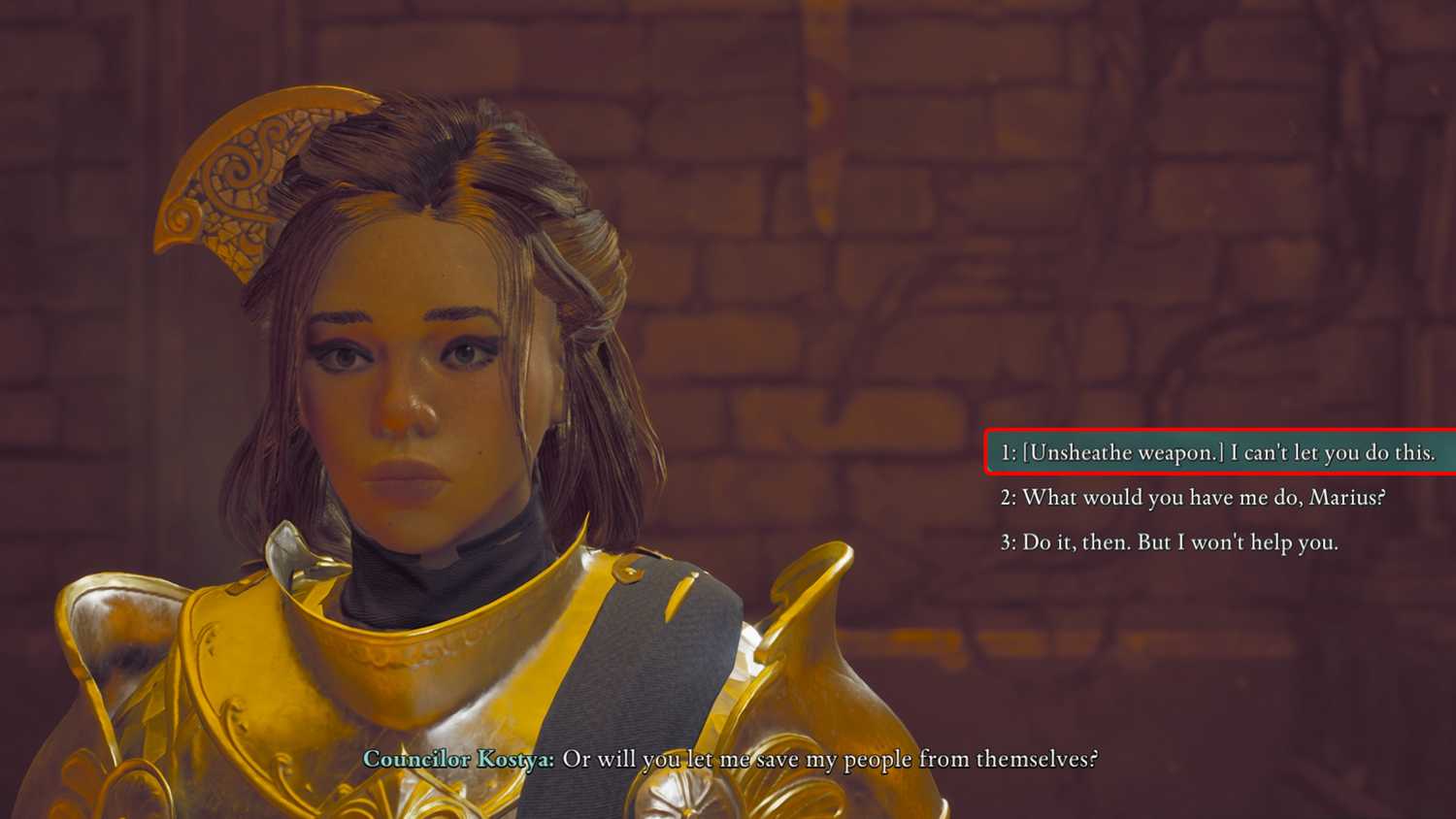 O que acontece ao salvar Solace Keep?