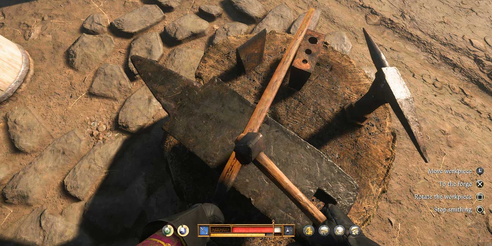 Kingdom Come Deliverance 2 Hammer and Tongs Forge a Hunting Sword
