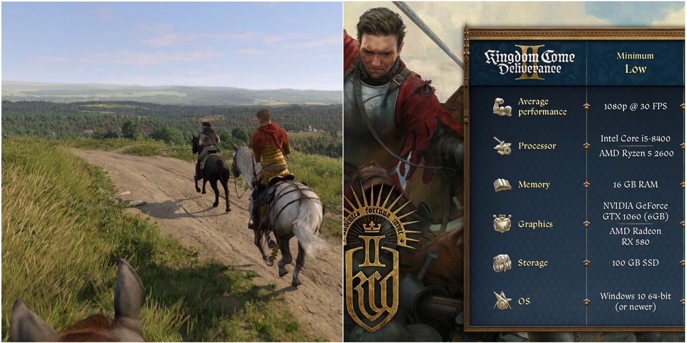 kingdom come deliverance 2 horse riding and pc specs