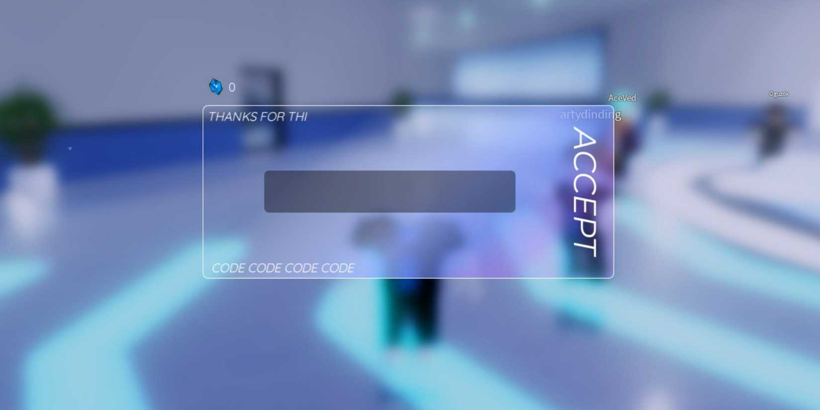 Kivotos TD the codes tab