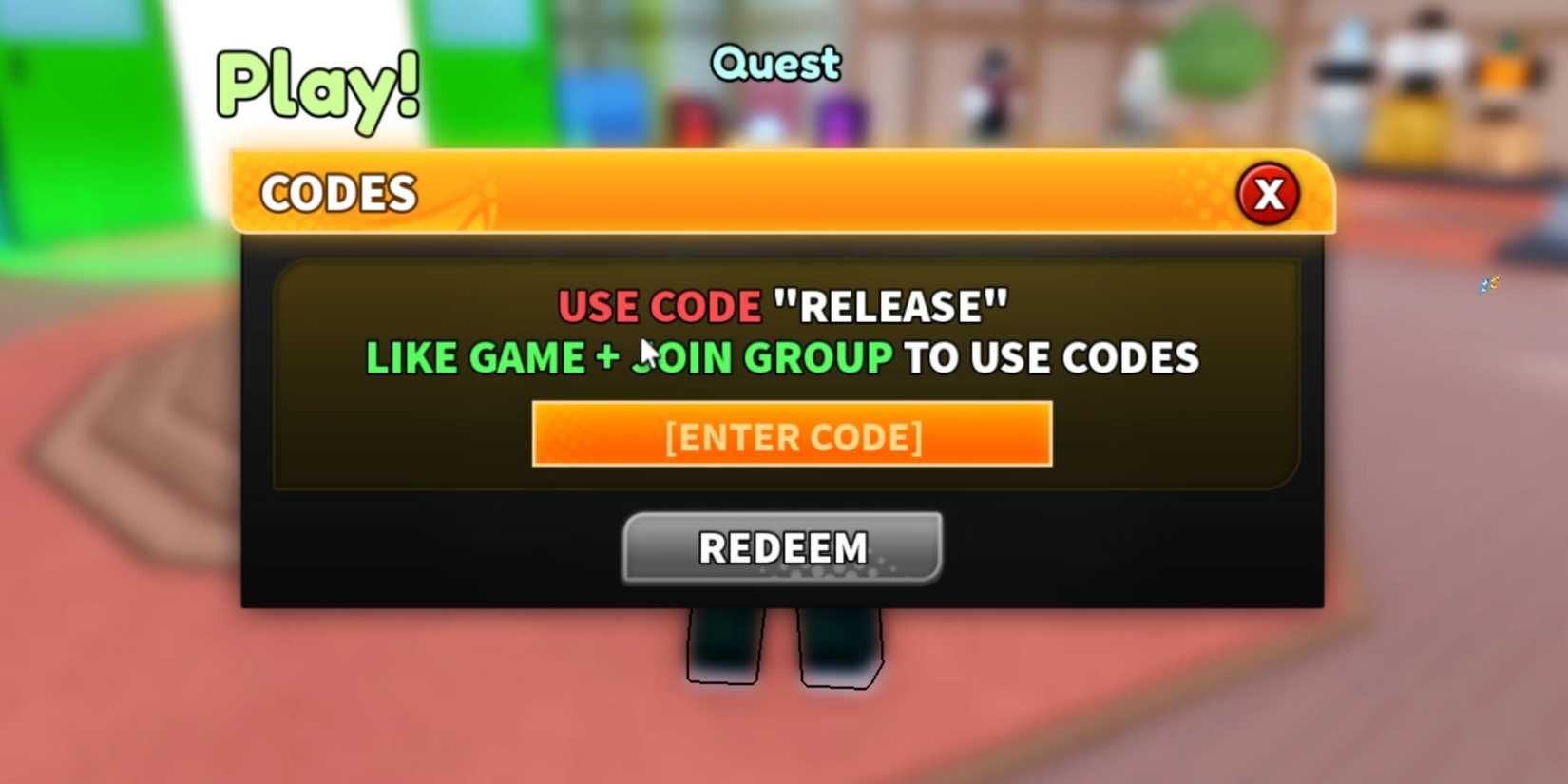 Kuroku's Basket Showdown the codes tab