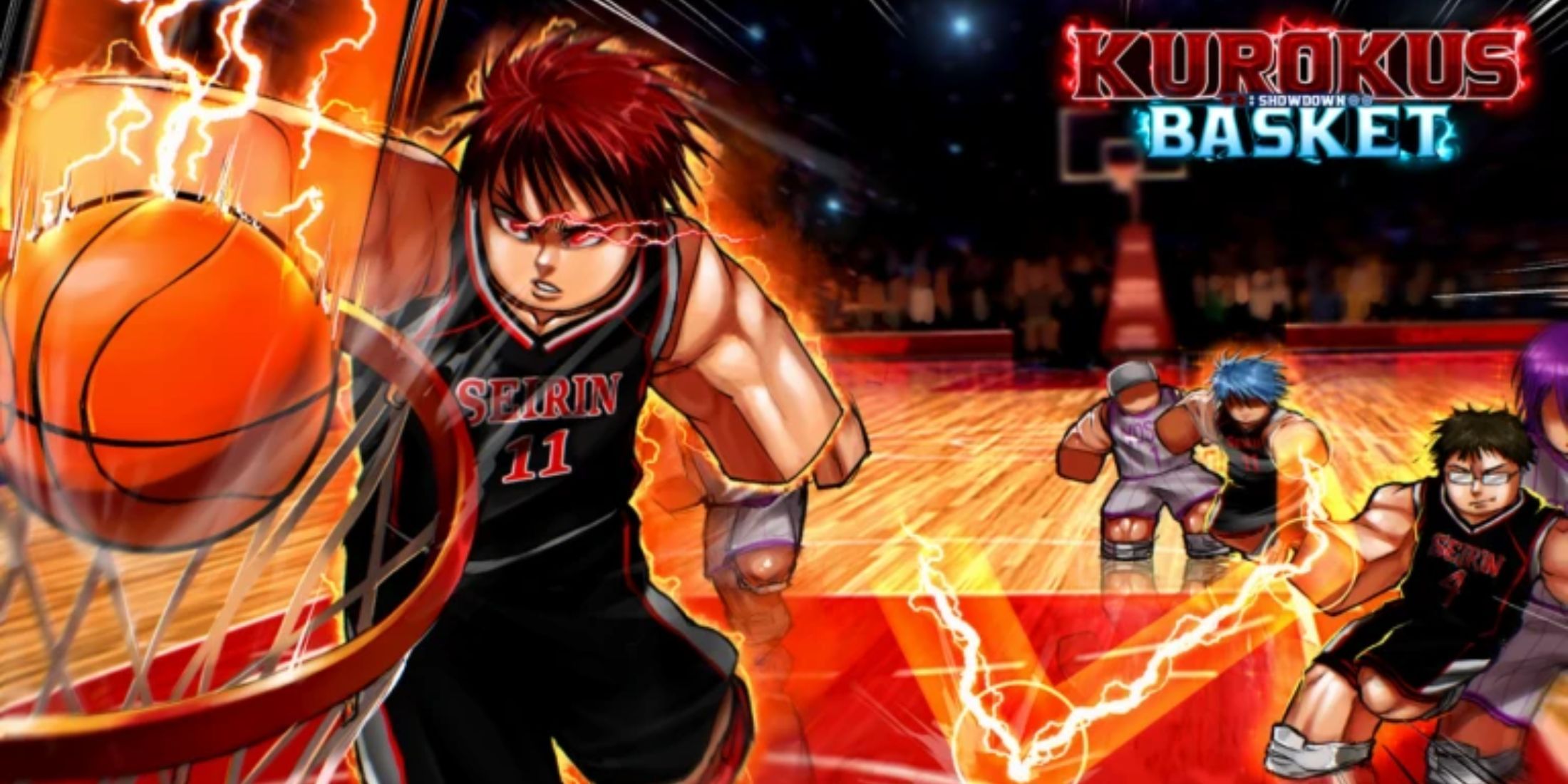 Kurok's Basket Showdown characters