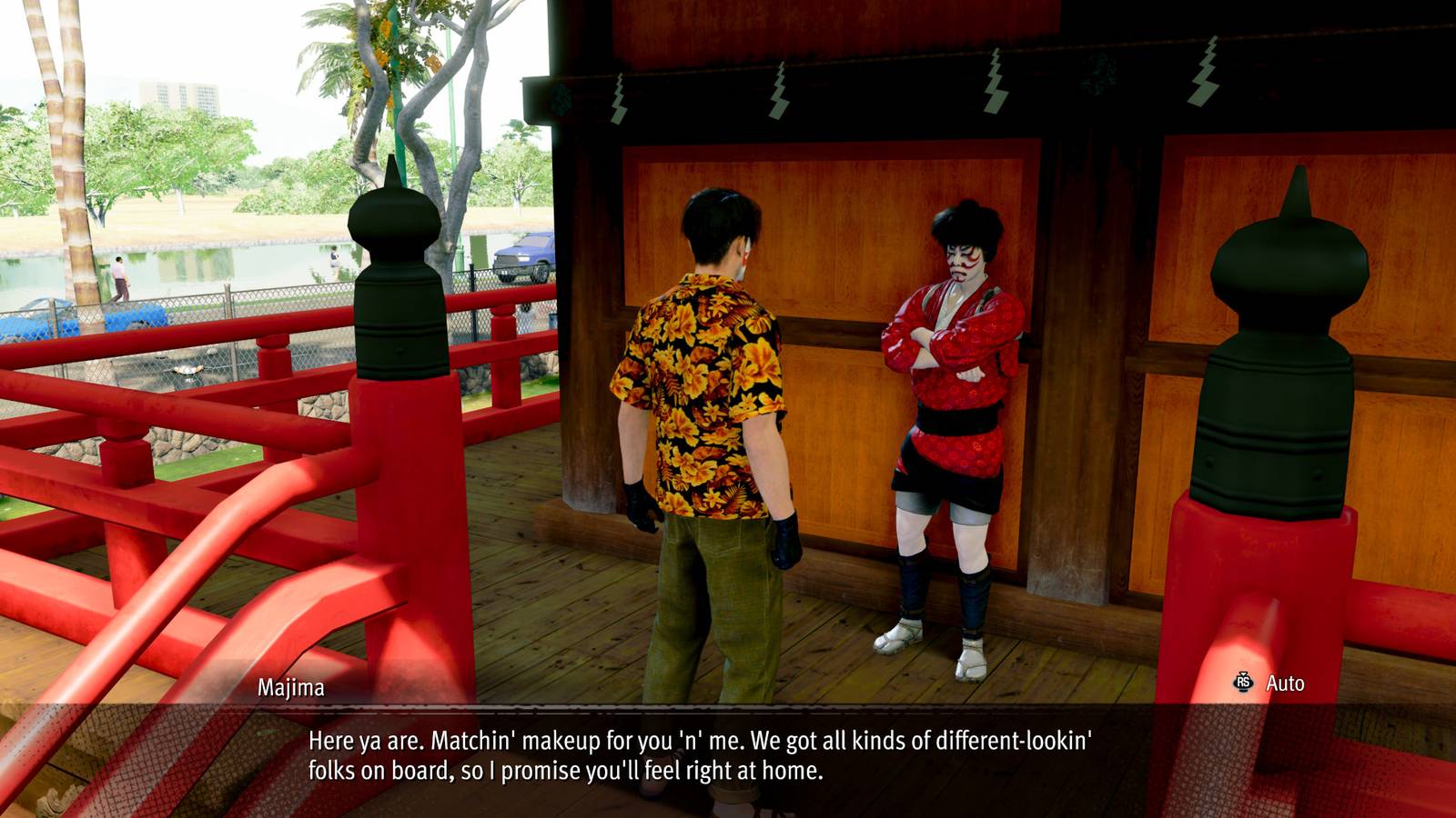 lad pirate yakuza kabuki makeup