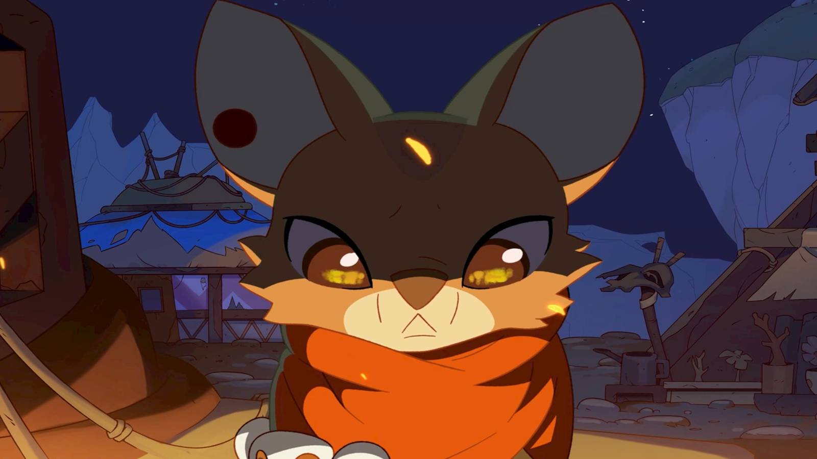 Laika Aged Through Blood Close-Up