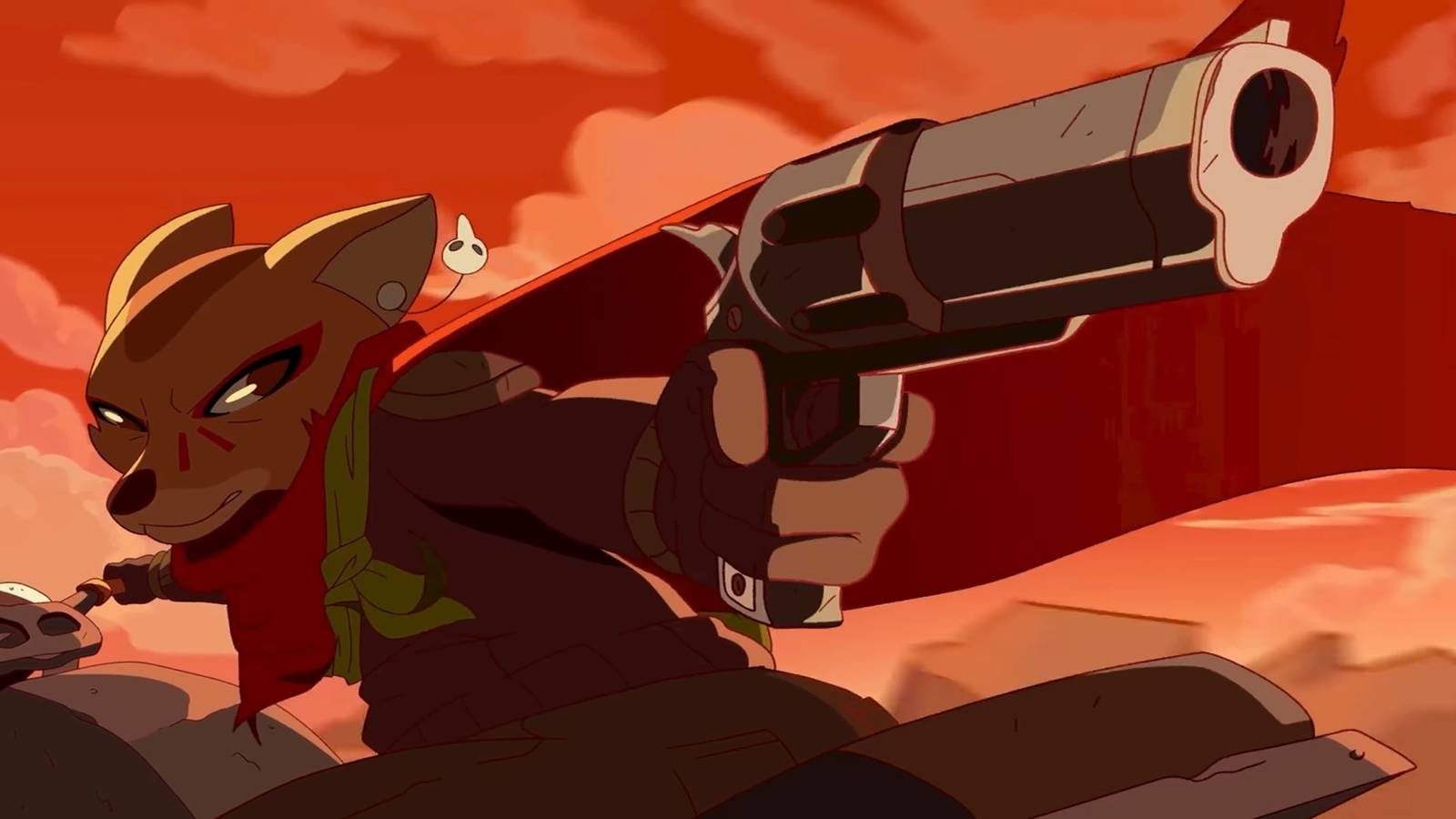 Laika Shooting A Gun